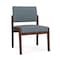 Lesro Lenox Armless Guest Chair, 22.5 in W 26 in L 31.5 in H LW1102 - alternate 1